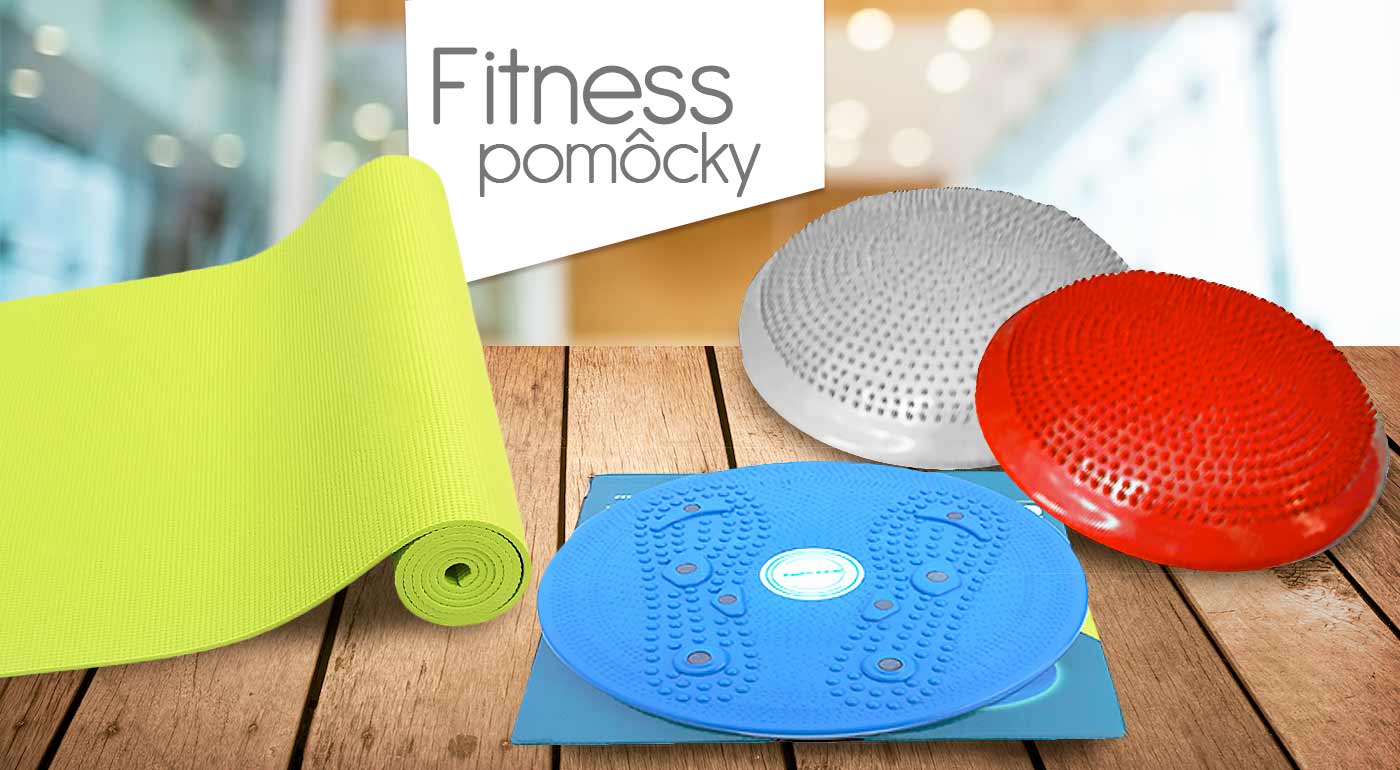 Fitness pomôcky - vyberte si balančný disk, rotanu alebo podložku na cvičenie