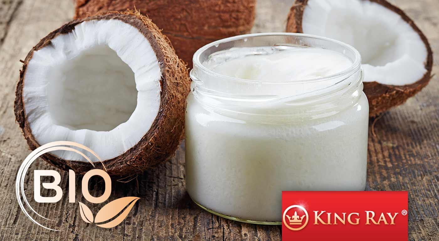BIO panenský kokosový olej Kingray lisovaný za studena