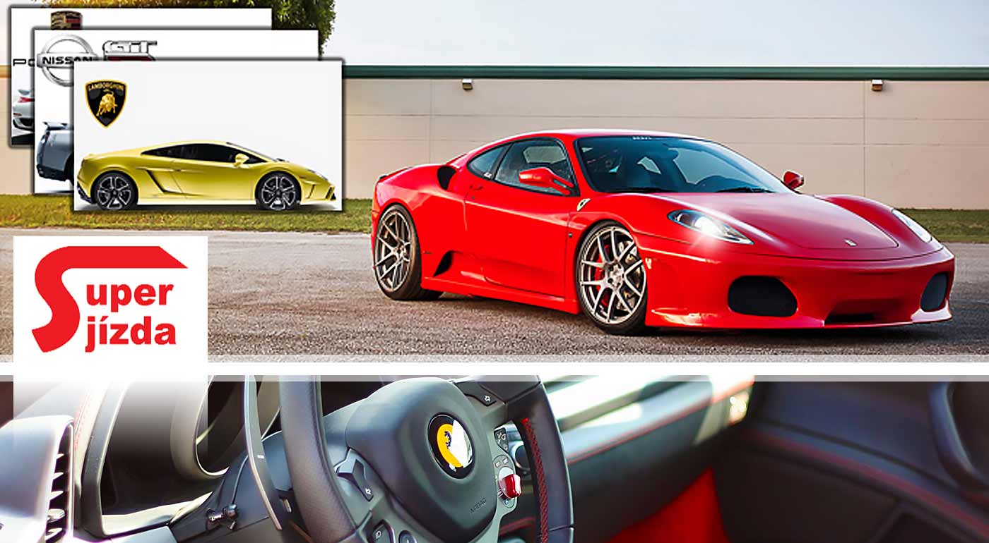 Zážitkové adrenalínové jazdy na nablýskaných žihadlách Ferrari a Lamborghini